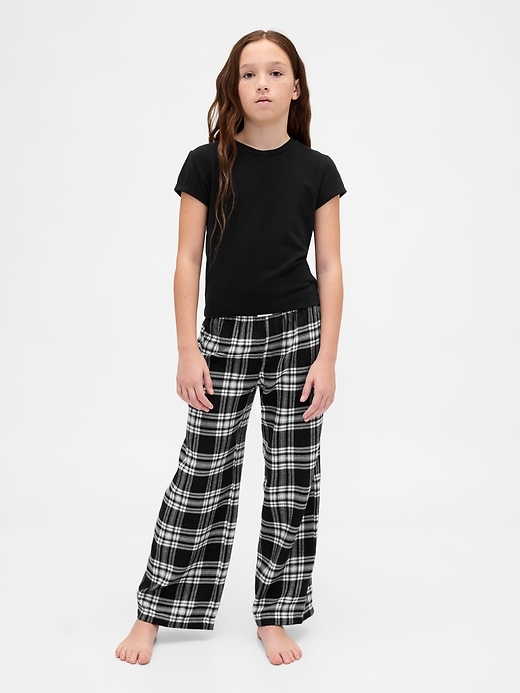 pantalon de pyjama en flanelle recyclée pour enfants