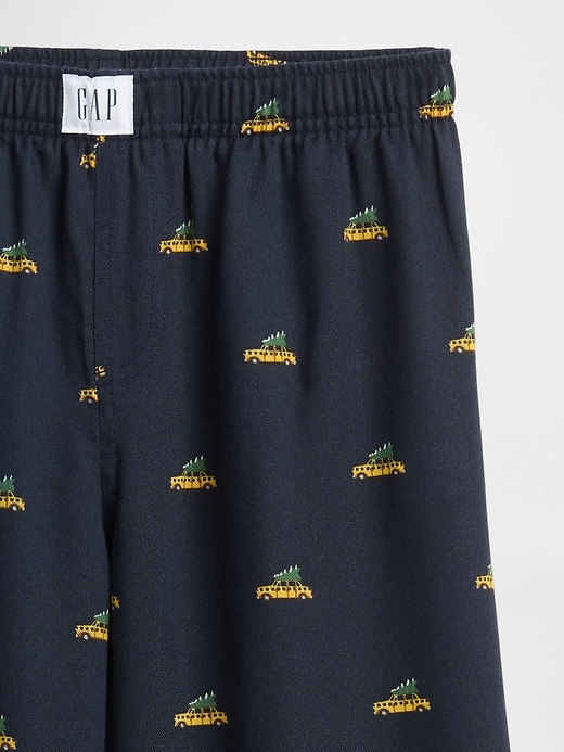 pantalon de pyjama en flanelle recyclée pour enfants