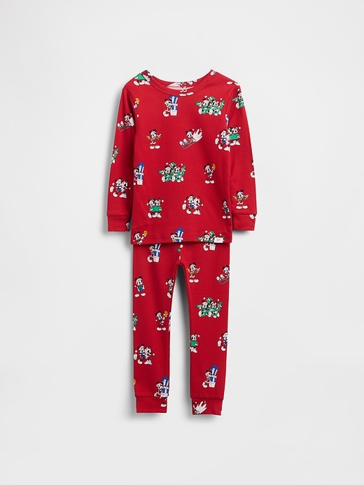 ensemble pyjama de noël gap × disney pour enfants et bébés en coton bio brossé