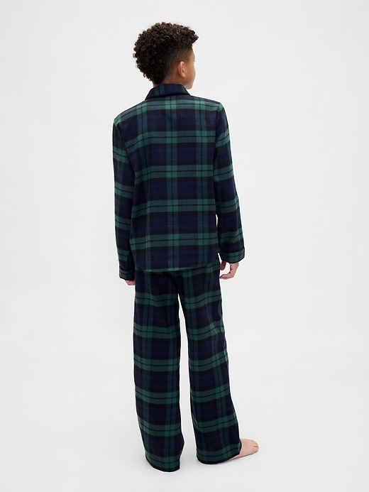ensemble pyjama en flanelle recyclée pour enfants