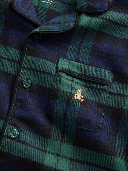 ensemble pyjama en flanelle recyclée pour enfants