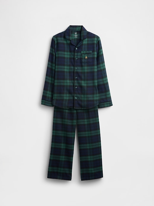 ensemble pyjama en flanelle recyclée pour enfants