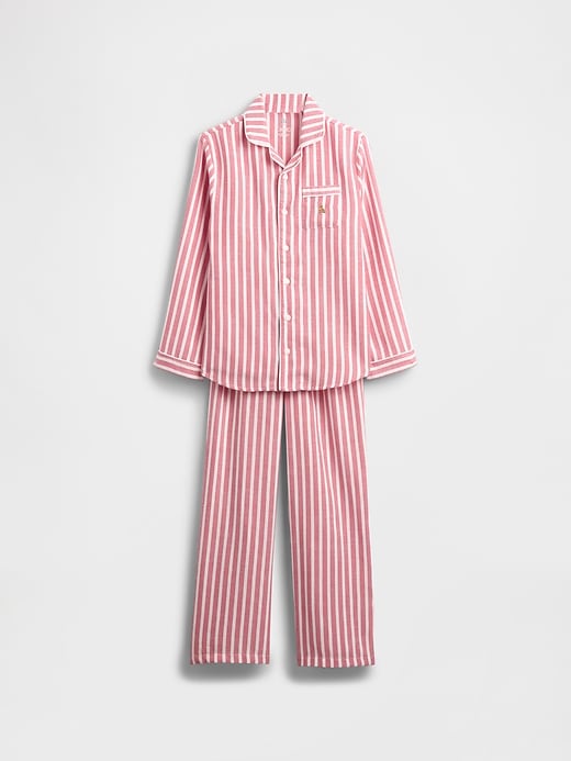 ensemble pyjama en flanelle recyclée pour enfants