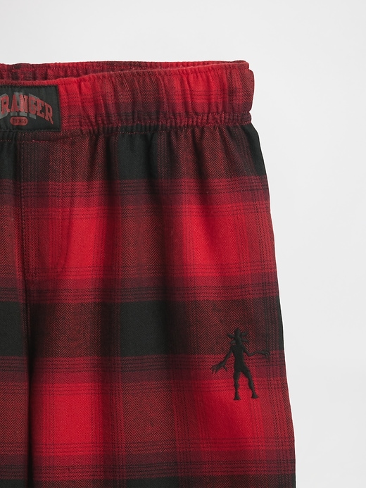 pantalon de pyjama en flanelle recyclée stranger things pour enfants