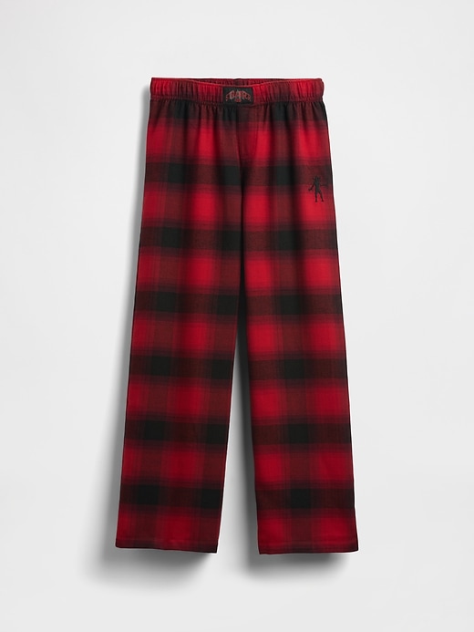 pantalon de pyjama en flanelle recyclée stranger things pour enfants