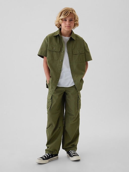 pantalon cargo parachute pour enfants