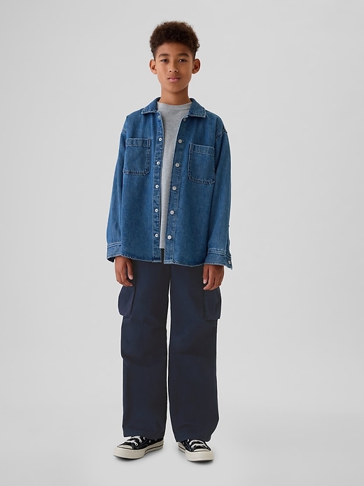 pantalon cargo ample pour enfants