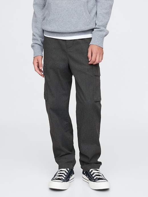 pantalon cargo en sergé pour enfants