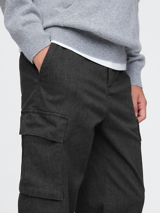 pantalon cargo en sergé pour enfants