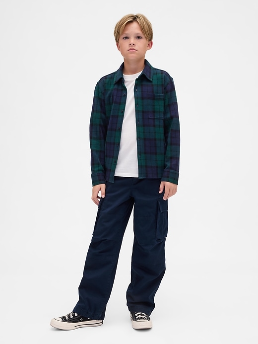 pantalon cargo doublé jersey pour enfants