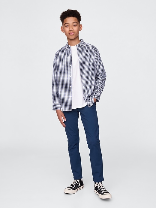 uniforme enfant kaki slim