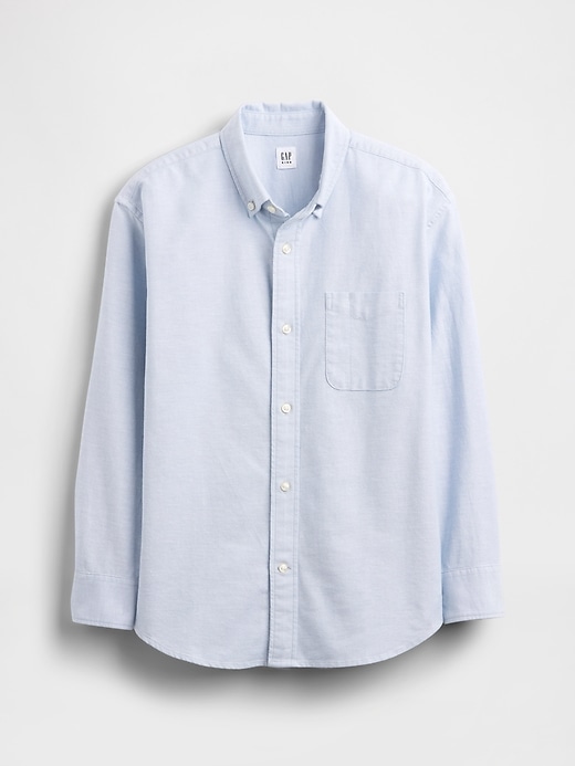 chemise oxford décontractée pour enfants