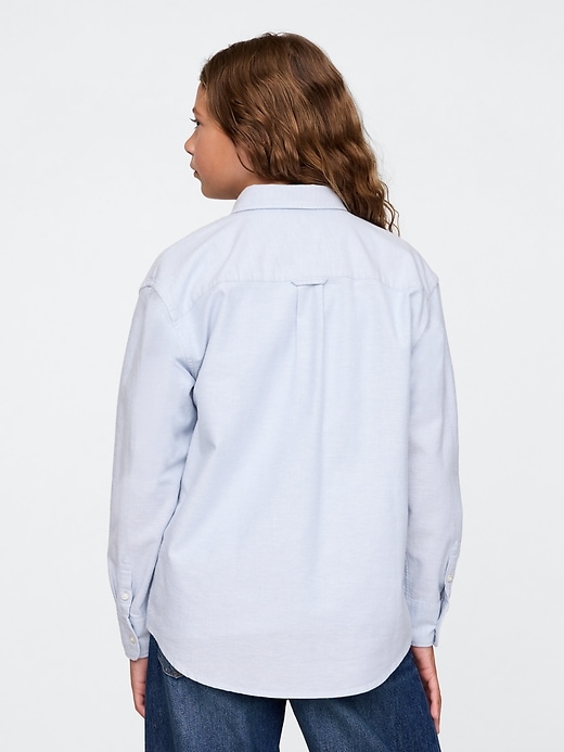 chemise oxford décontractée pour enfants