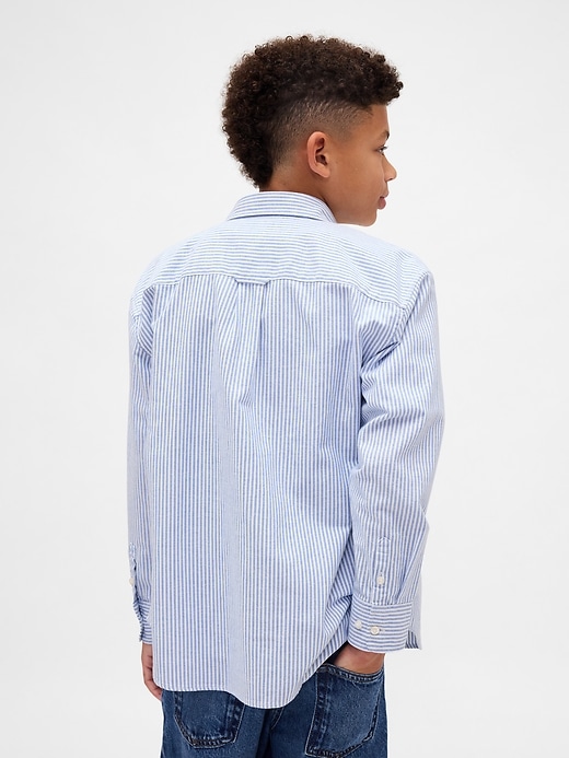 chemise oxford décontractée pour enfants