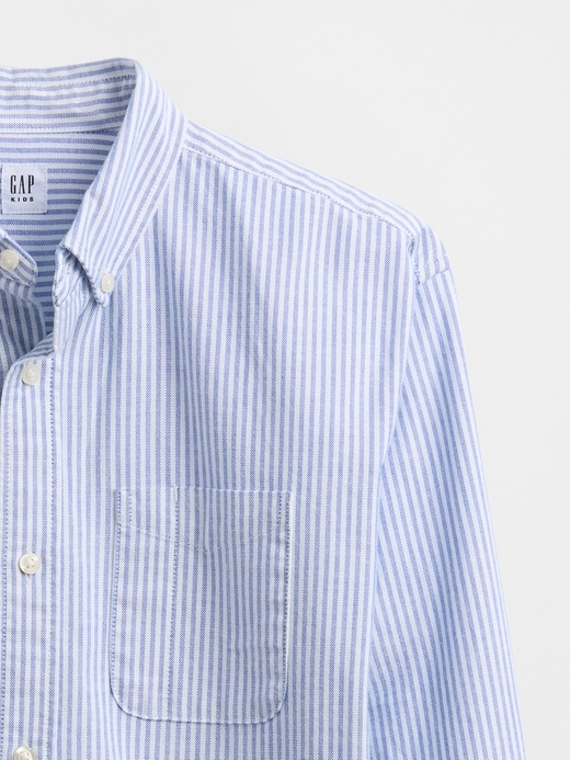 chemise oxford décontractée pour enfants