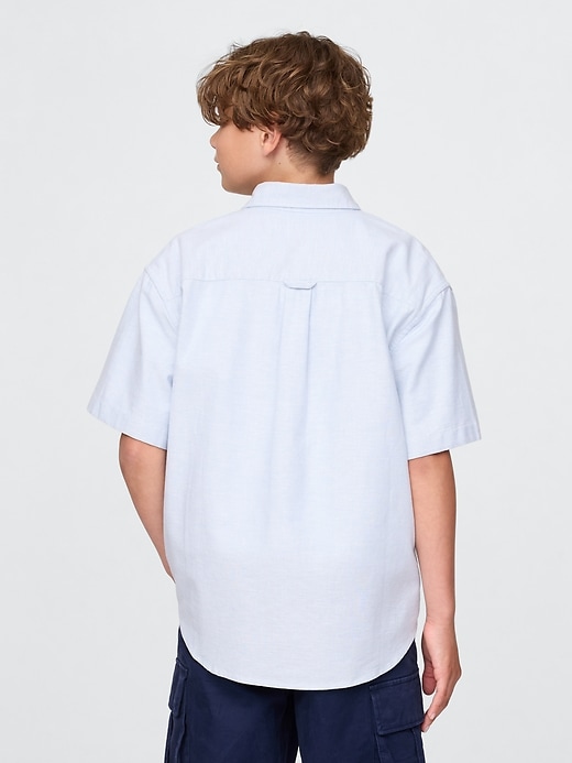 chemise oxford décontractée pour enfants