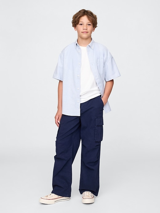 chemise oxford décontractée pour enfants