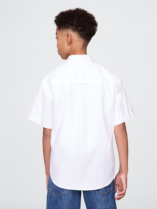 chemise oxford décontractée pour enfants