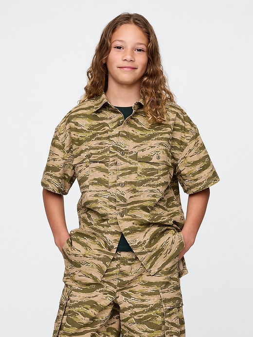 chemise utilitaire indéchirable pour enfants