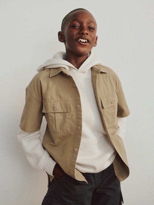 chemise utilitaire indéchirable pour enfants