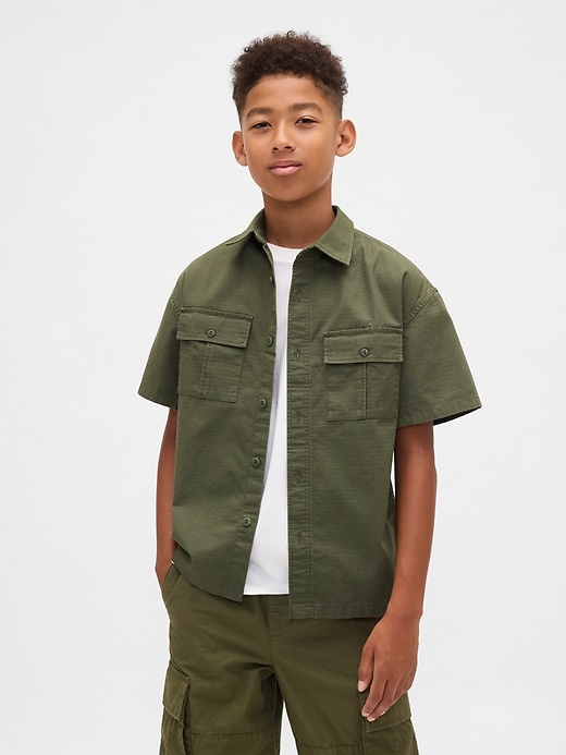 chemise utilitaire indéchirable pour enfants