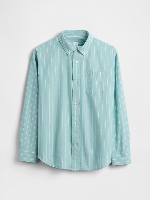 chemise décontractée en popeline de coton biologique pour enfants