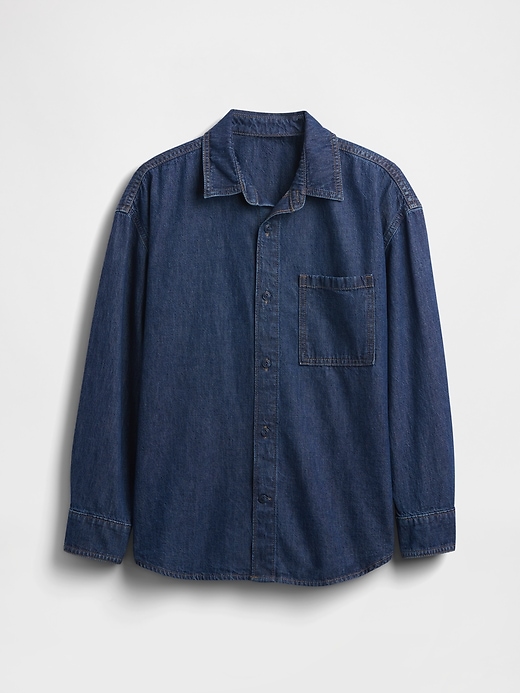 chemise en jean oversize pour enfants