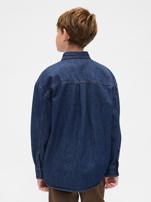 chemise en jean oversize pour enfants