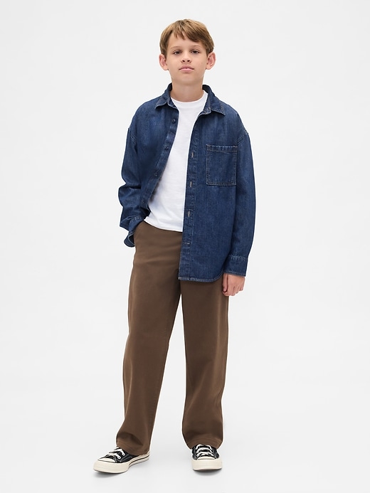 chemise en jean oversize pour enfants