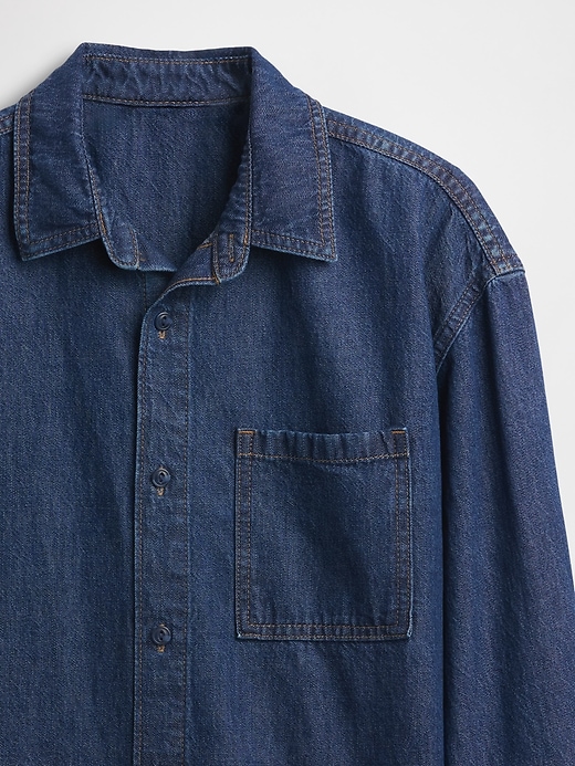 chemise en jean oversize pour enfants