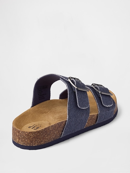 sandales en liège à boucle pour enfants