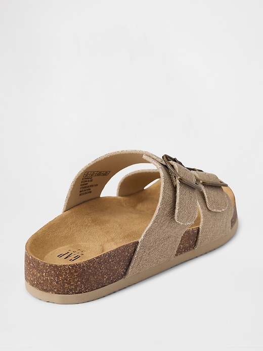 sandales en liège à boucle pour enfants