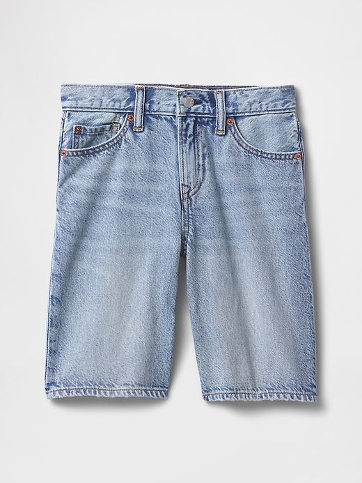 short en jean ample ultra-doux pour enfants style années 90