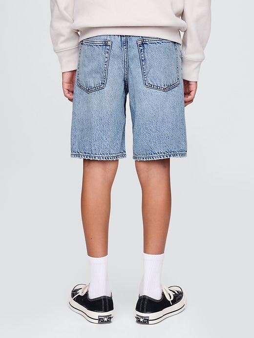 short en jean ample ultra-doux pour enfants style années 90
