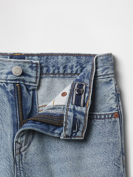 short en jean ample ultra-doux pour enfants style années 90
