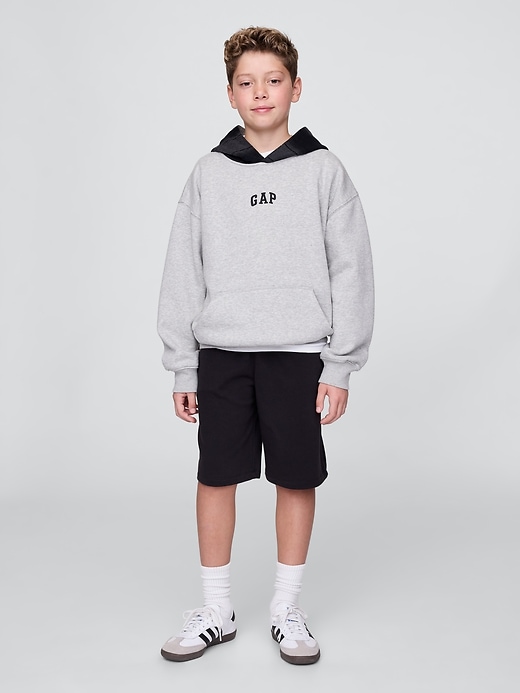 short de survêtement ample et doux style vintage pour enfants de 85 pouces