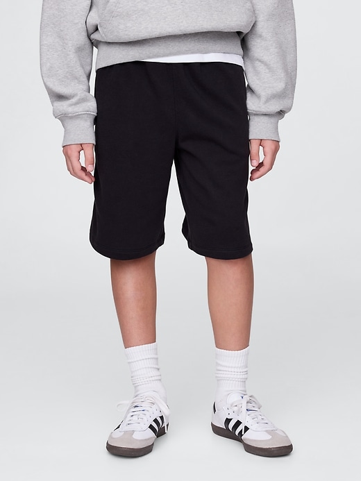 short de survêtement ample et doux style vintage pour enfants de 85 pouces