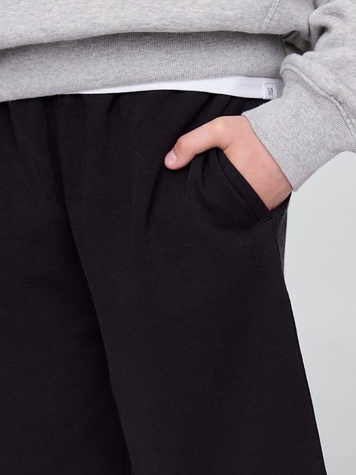 short de survêtement ample et doux style vintage pour enfants de 85 pouces