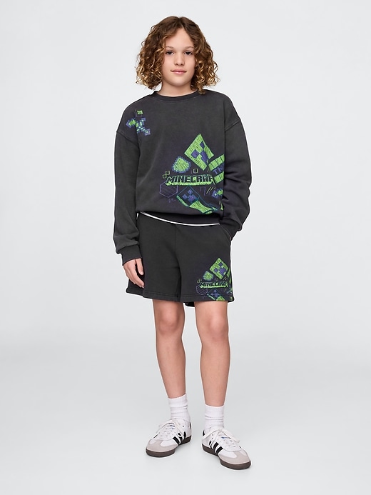 short de survêtement graphique facile pour enfants de 127 cm