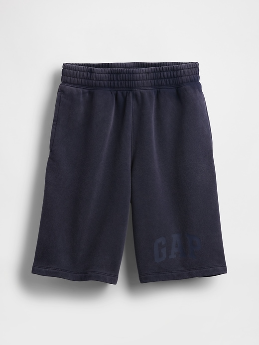 short de survêtement vintage pour enfants avec logo soft