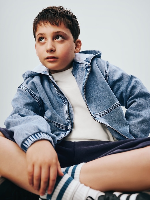 short de survêtement vintage pour enfants avec logo soft