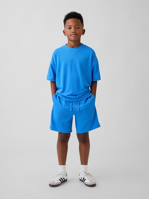 short en maille recyclée gapfit tech pour enfants