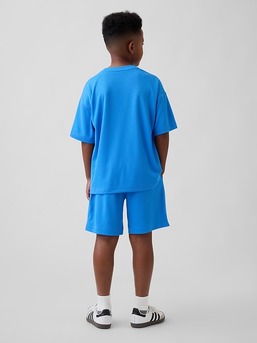 short en maille recyclée gapfit tech pour enfants