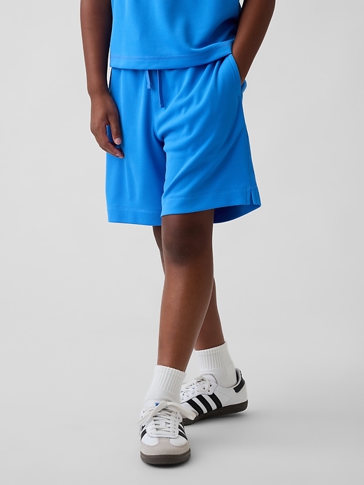 short en maille recyclée gapfit tech pour enfants