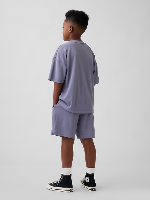 short en maille recyclée gapfit tech pour enfants