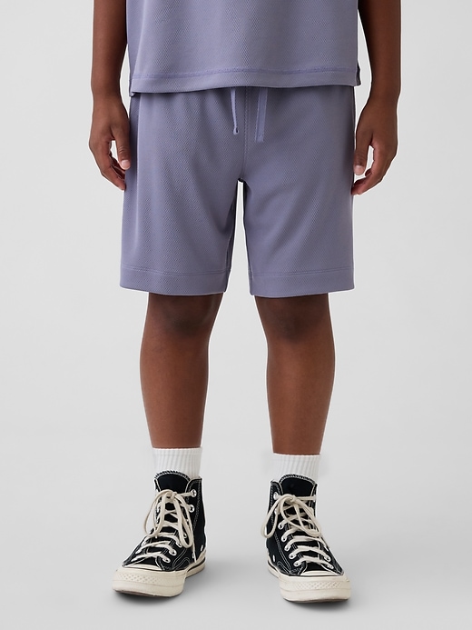 short en maille recyclée gapfit tech pour enfants