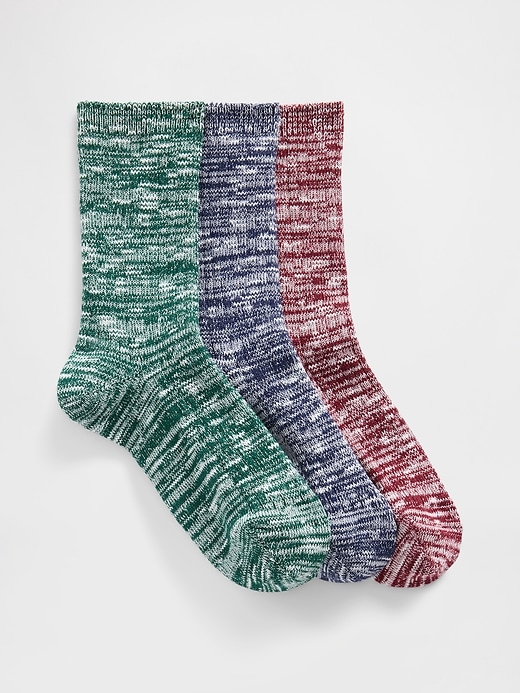 chaussettes chinées pour enfants paquet de 3