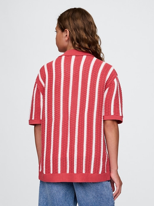 chemise décontractée au crochet pour enfants