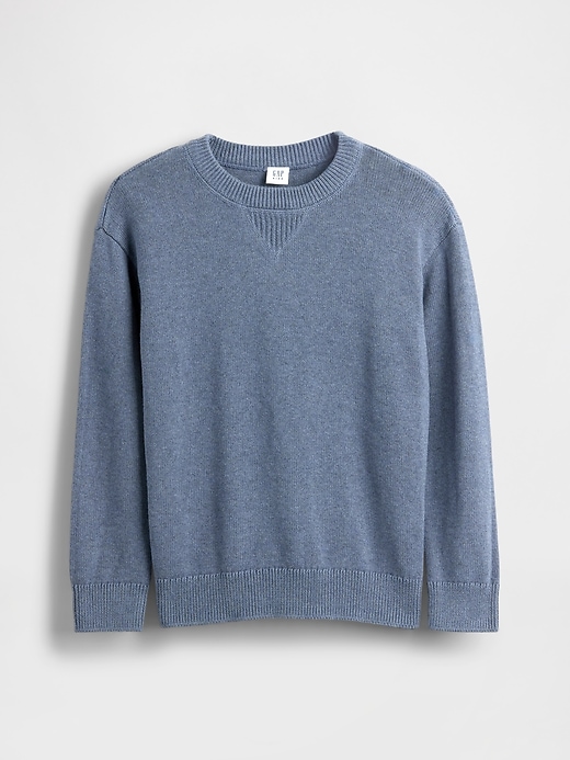 pull décontracté à col rond pour enfants