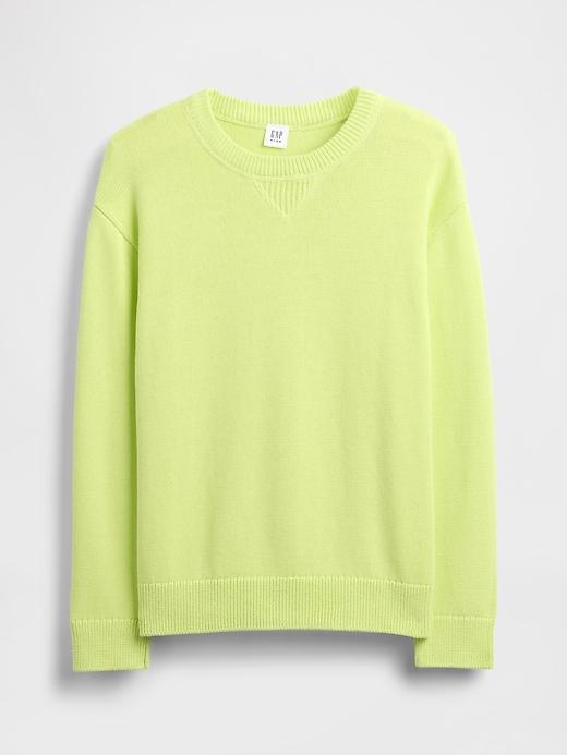 pull décontracté à col rond pour enfants